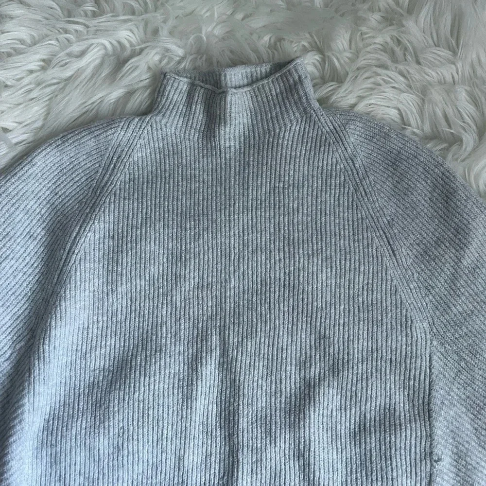 Calvin Klein Jeans Womens Gray Knit Turtleneck Sweater Size Medium